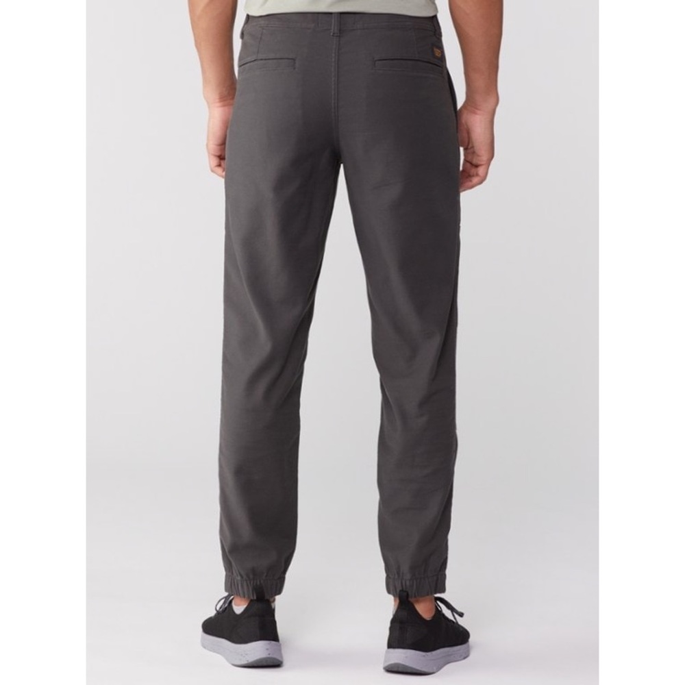 REI Co-op Trailsmith Jogger Pants Pirate Black Grey Stretch Cotton Outdoors - Picture 2 of 10